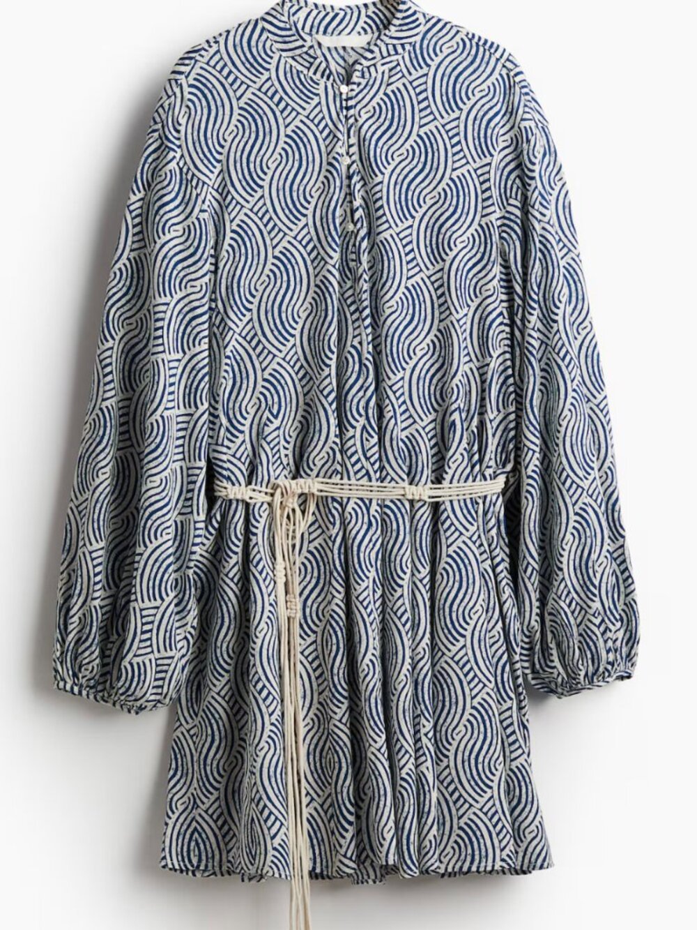 Macramé-belt dress